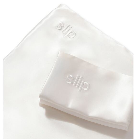 Slip White Queen Silk Pillowcase, Luxury, 20x30, NWT - Picture 2 of 6